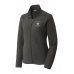 Port Authority Ladies Heather Microfleece Full-Zip Jacket. L235